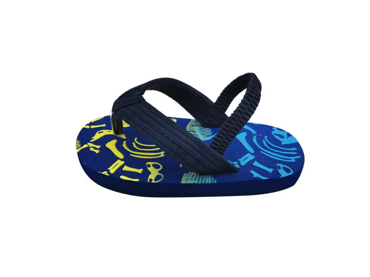 Children Flip Flops Shoes Cartoon Summer EVA Soft Sole Indoor Bathing Anti Fall Girls and Boys Sandals Beach and Pool Slippers