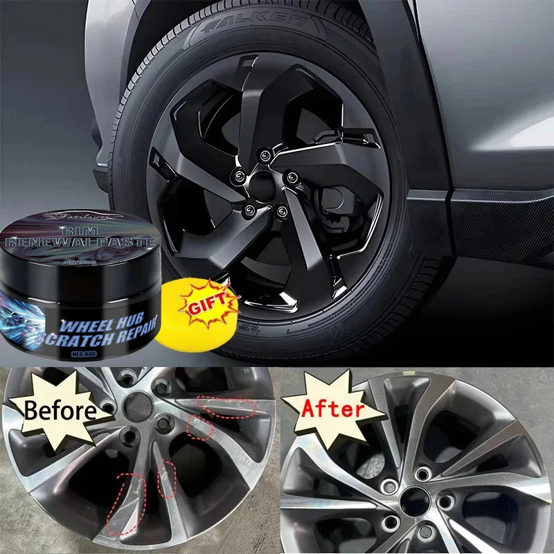 High Quality Wheel Rim Scratch Reconditioning Paste, Tire Rim Scratch Paint Repair Paste - Aluminum Alloy Wheel Hub Repair