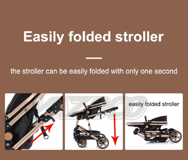 Baby stroller 3 in1,four wheel stroller,2 in 1 baby car,Lightweight strollers,Mutifunction Strollers,baby carriage,Poussette