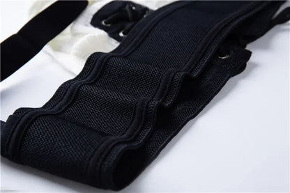 Open Front Men Jockstrap Briefs Athletic Supporter,3" Waistband Detachable Pouch Breathable Workout Sport Underwear Gay Thongs