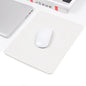 Simple Solid Color PU Leather Mouse Mat Anti Slip Waterproof Mouse Pad School Family Supplies Desk Set For Laptops PC Computer