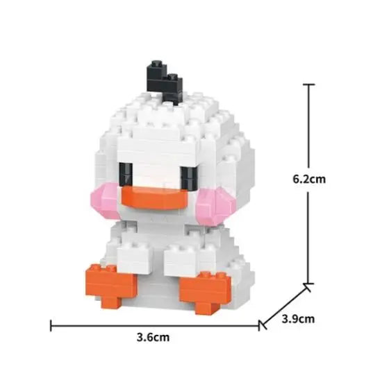 Insect Micro Animals Pet Cats Dog Building Blocks 3D Diamond Model BEE Snail Brick City Construction Toy for Children Kid Gift