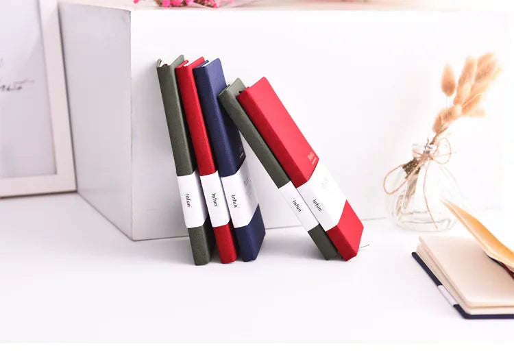 Undated Weekly Fabric A6 Journal - Portable Pocket-Sized Planner for Notes, Goals & Daily Flow Linen Weeks Planning System