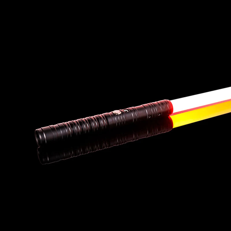 RGB Metal Lightsaber Dueling Smooth Swing Sword Sabre De Luz 16 Color Changing 16 Sounds FOC Rave Flashing Toy