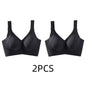 1/2PCS Women's Seamless Underwear, Thin Style, Large Breasts, Small Breasts, No Wires, Pull-up And Anti-sagging Large Size Bra