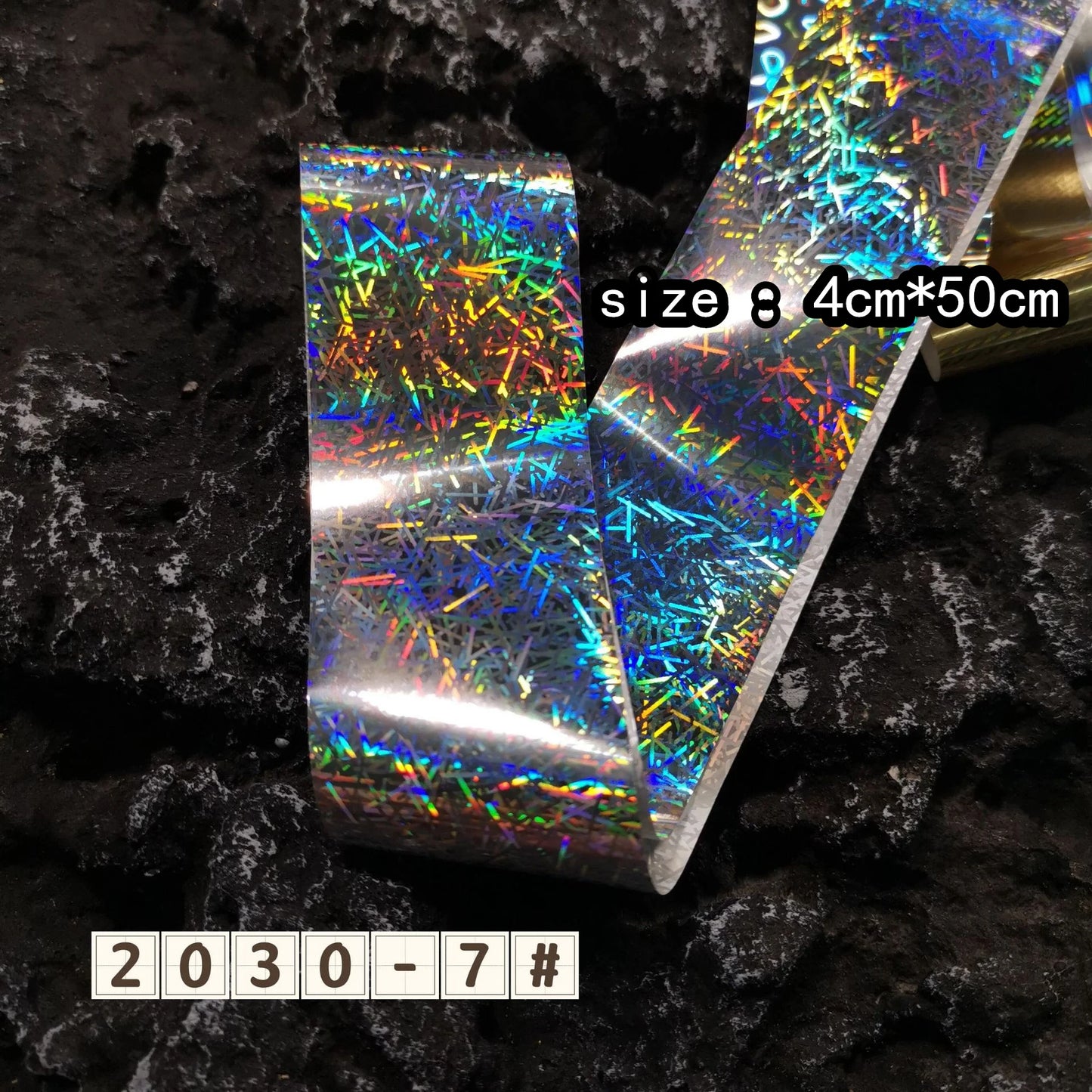50/100cm Fish Scale Chameleon Nails Metal Nail Art Foil Fish Lure Transfer Decals Wraps Stickers Laser Manicure Decorations