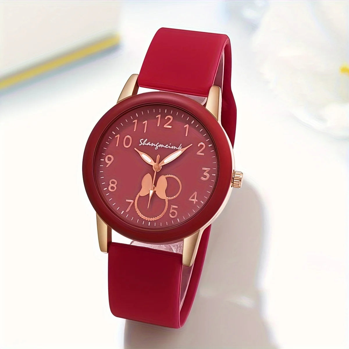 Casual Round Pointer Women Quartz Watch Cute Candy Color Analog Silicone Band Wrist Watch For Woman Clock