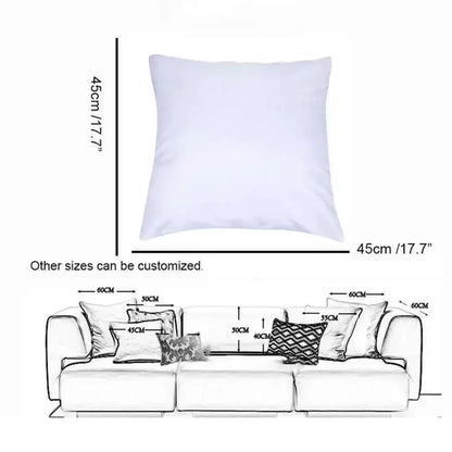 The B-beatles Band Pillow Case Short Plush Print Cushion Cover Square Throw Pillow Covers Sofa Home Decor