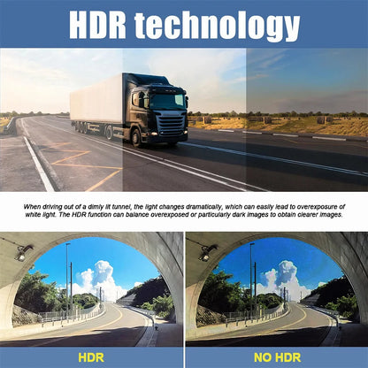 Dash Cam Vehicle DVR Video Recorder 4 Cameras for Cars Black Box Front Rear Internal Night Vision Loop Recording Dashcam Car 360