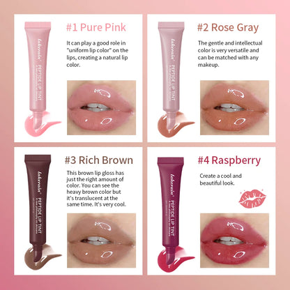 4pcs /set Moisturizing Lip Glaze Mirror Glass Long Lasting Lip Gloss Liquid Lipstick Makeup Glossy Lip Care Cosmetic