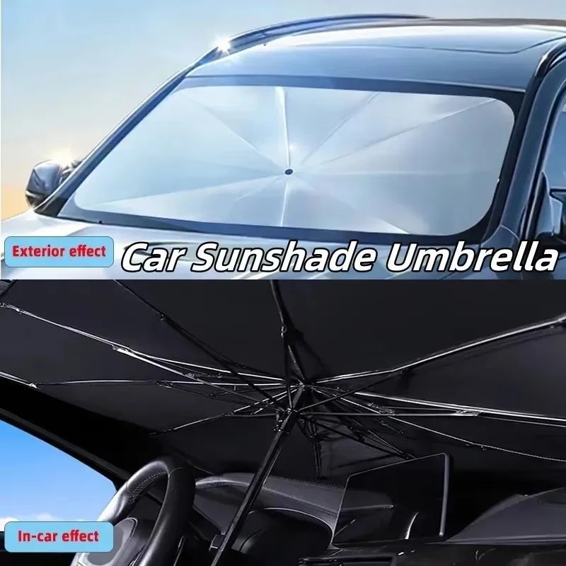 Car Front Windshield Sunshade Umbrella Summer Sun Protection Sunshade Blocking Car Interior Cooling Supplies