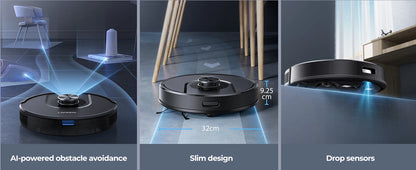 Laresar Mars01 Robot Vacuum Cleaner Mop LDS Lidar Navigation 5000Pa Smart Planned Mapping Home Floor Wash Carpet Pet Hair Clean