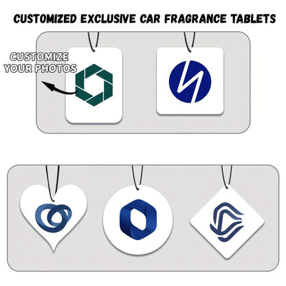 Personalized Custom Logo Paper Car Perfume Hanging Freshener