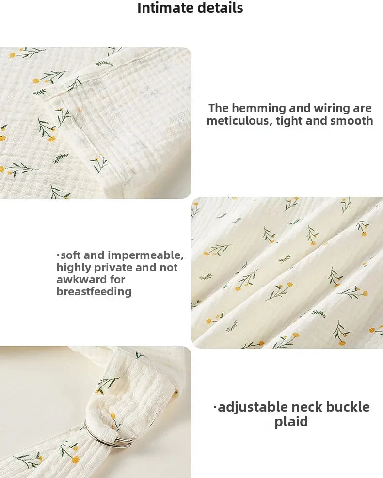 Cotton Breastfeeding Cover Mother Outing Nursing Covers Adjustable Privacy Baby Feeding Breastfeeding Apron Stroller Blanket