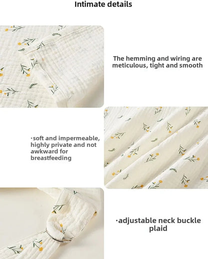 Cotton Breastfeeding Cover Mother Outing Nursing Covers Adjustable Privacy Baby Feeding Breastfeeding Apron Stroller Blanket
