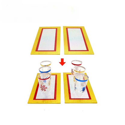 Six Cups Out From Two Plates Magic Tricks Cups Appearing Stage Magie Props Board Illusions Gimmick Accessory Funny Toys