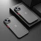 Shockproof Thin Matte Case For iPhone 15 16 13 12 11 14 Pro Max Plus Mini XR XS X Silicone Bumper Clear Hard Cover Capa Funda