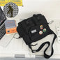 Japanese Simple Messenger Bag Student Nylon Waterproof Canvas Handbag Shoulder Crossbody Bags for Women Men Satchels Bolsas