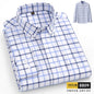The new 10XL and 11XL oversized Oxford fabric men's shirt is 100% pure cotton, fashionable, casual and business without ironing