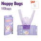 Portable Nappy Bags Disposable Scented Leak-proof Odor Removing Garbage Bag for Feminine Products Diaper Disposal Pet Waste Bags
