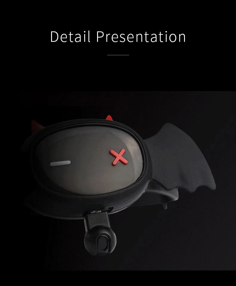 QIUI Electric Shock Collar APP Remote Control Collars Restraint BDSM Devil Shaped Necklace Adult Games Sex Toys for Men Women