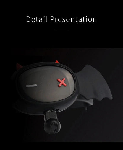 QIUI Electric Shock Collar APP Remote Control Collars Restraint BDSM Devil Shaped Necklace Adult Games Sex Toys for Men Women
