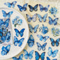 Journamm 40pcs ET Butterfly Stickers Scrapbook Supplies Creative Hand Account Materials Decoration DIY Stickers Junk Journal