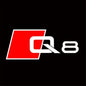 For AUDI Q3 Q5 Q7 Q8 A3 8V 8Y A5 Sportback A6 C5 C7 C8 A1 8X A4 B5 B6 B7 B8 B9 A7 A8 LED Car Door Logo Welcome Light Accessories