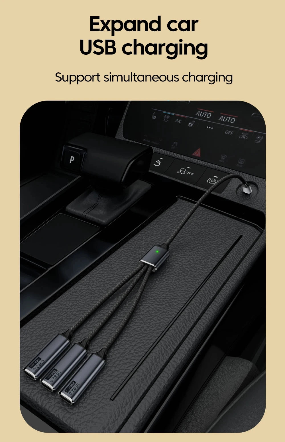 NNBILI Multi USB Hub Extensions 3 Port USB A Hub Type C Splitter Fast Data Transmission OTG Adapter For Computer Macbook Pro Air