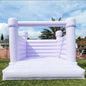Macaron Pastel Inflatable Wedding Bounce House White Jumping Bouncer Bouncy Castle Pink Blue Peach PVC For Kids Adults Outdoor