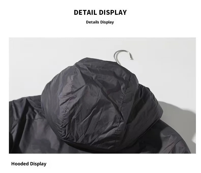 Windproof & Waterproof Winter Jacket  2025 Lightweight Abrasion-Resistant Parka with Hood Unisex Thermal Coat