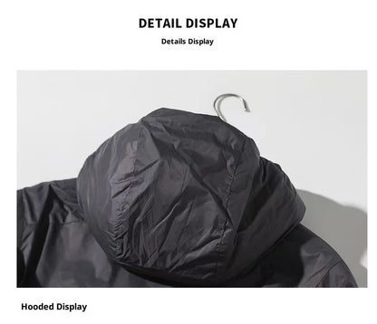 Windproof & Waterproof Winter Jacket  2025 Lightweight Abrasion-Resistant Parka with Hood Unisex Thermal Coat
