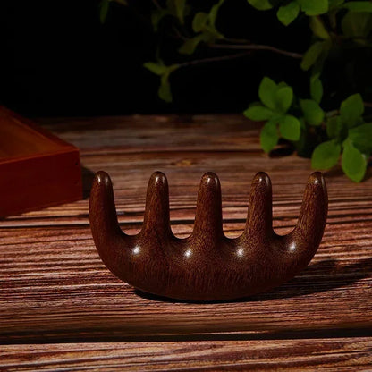 Wide-Toothed Gua Sha Massage Comb Facial Massager for Head Face Scalp And Body - Traditional Chinese Healing Gua Sha Tool