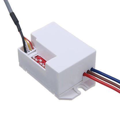 Light Switch PIR Sensor Detector Mini Recessed Motion Occupancy Rest Dips 6m 800W Adjustable Ceiling IP20 360°