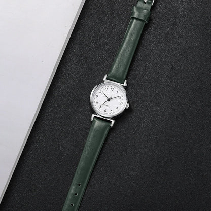 Fashion Small Dial Women Watches Simple Leather Band Analog Quartz Wristwatch for Ladies Clock Reloj Mujer（Without Box）