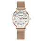 POEDAGAR Watch Women New Fashion Luxury Stainless Steel Wristwatch Bracelet Simple Rose Gold Waterproof Luminous Ladies Watches