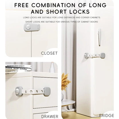 Baby Safety Lock Drawer Child Safety Cabinet Locks Adhesive Cabinet For Drawer Door Latches Baby Safe Straps Child Door Security