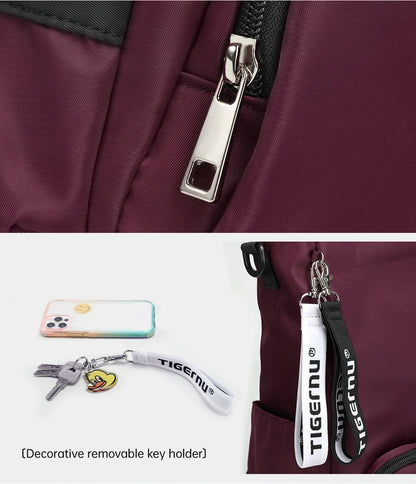 Tigernu New 3 In1 Tote Bag With Zipper For Women Casual School Backpacks Fashion Female Shoulder Bag Light Weight Girls Handbags