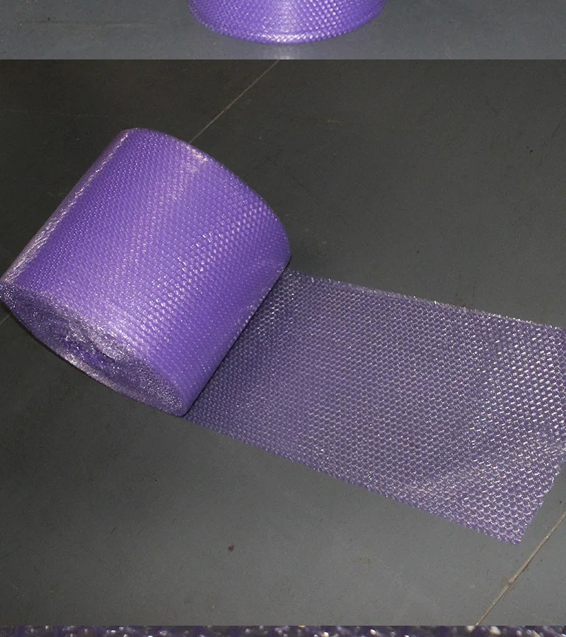 30cmx5/10meter/ Roll Purple Color Bubble Mailers for Packging Shockpoof Gift Box Bag Packing Wrap Love Heart Bubble Film Mailing