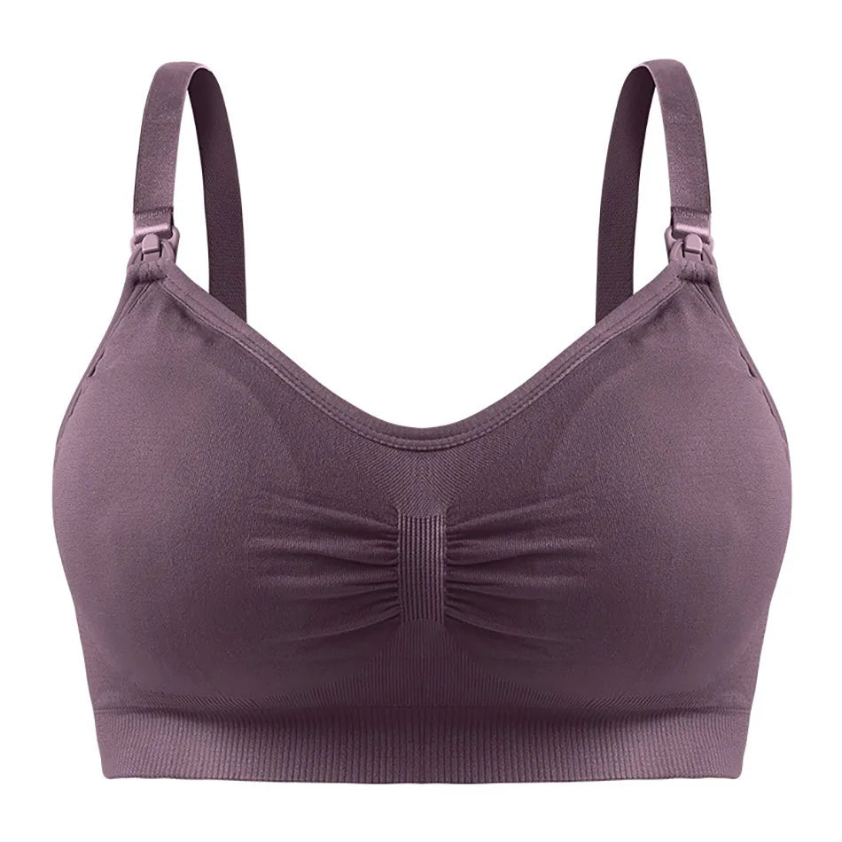Breathable Maternity Pregnant Bras Comfort Breastfeeding Sleep Bralette Women Wireless Seamless Nursing Underwear
