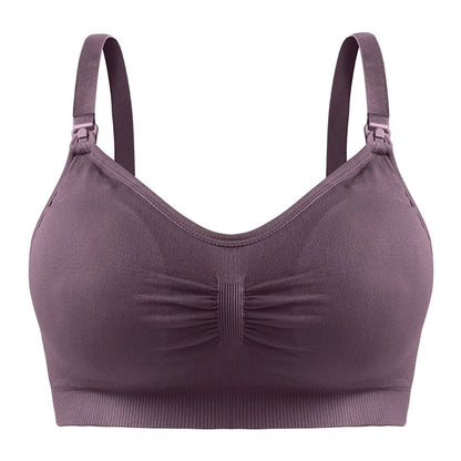 Breathable Maternity Pregnant Bras Comfort Breastfeeding Sleep Bralette Women Wireless Seamless Nursing Underwear