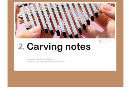 HLURU Kalimba 17 21 Key Thumb Piano Crystal Acrylic Kalimba 17 21 Key Finger Piano For Beginners And Child Keyboard Instrument