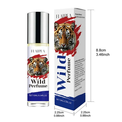 10ML Wild Men's Perfume Fresh Woody Fragrance Eau De Toilette  Dating Fragrance Travel-Size Perfumes Portable Rollerball Oil