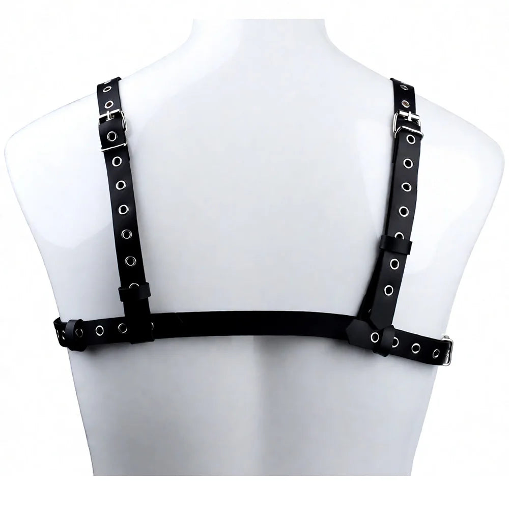 ANOSX Breast Bondage Harness Belt Sexy Exotic Clothing BDSM Bra Chest Straps Leather Bed Restraint Sex Toy Gothic Clothing ﻿