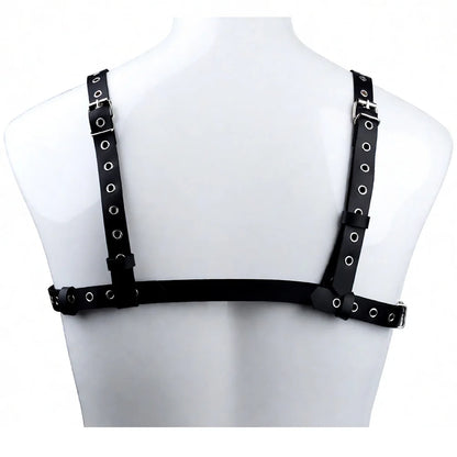 ANOSX Breast Bondage Harness Belt Sexy Exotic Clothing BDSM Bra Chest Straps Leather Bed Restraint Sex Toy Gothic Clothing ﻿