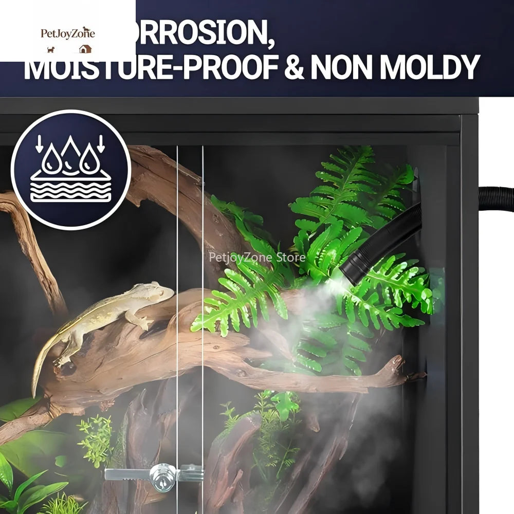Eco-Friendly Durable PVC 120 Gallon Large 4x2x2 Reptile Feeding Enclosure Cage