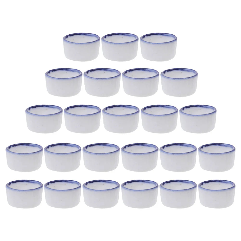 24 Pcs Reptile Water Dish Terrarium Bowl Mini Food Crawler Feeding Sink Lizard Pet Water Bowl Drinking Container Pet Drink Bowls
