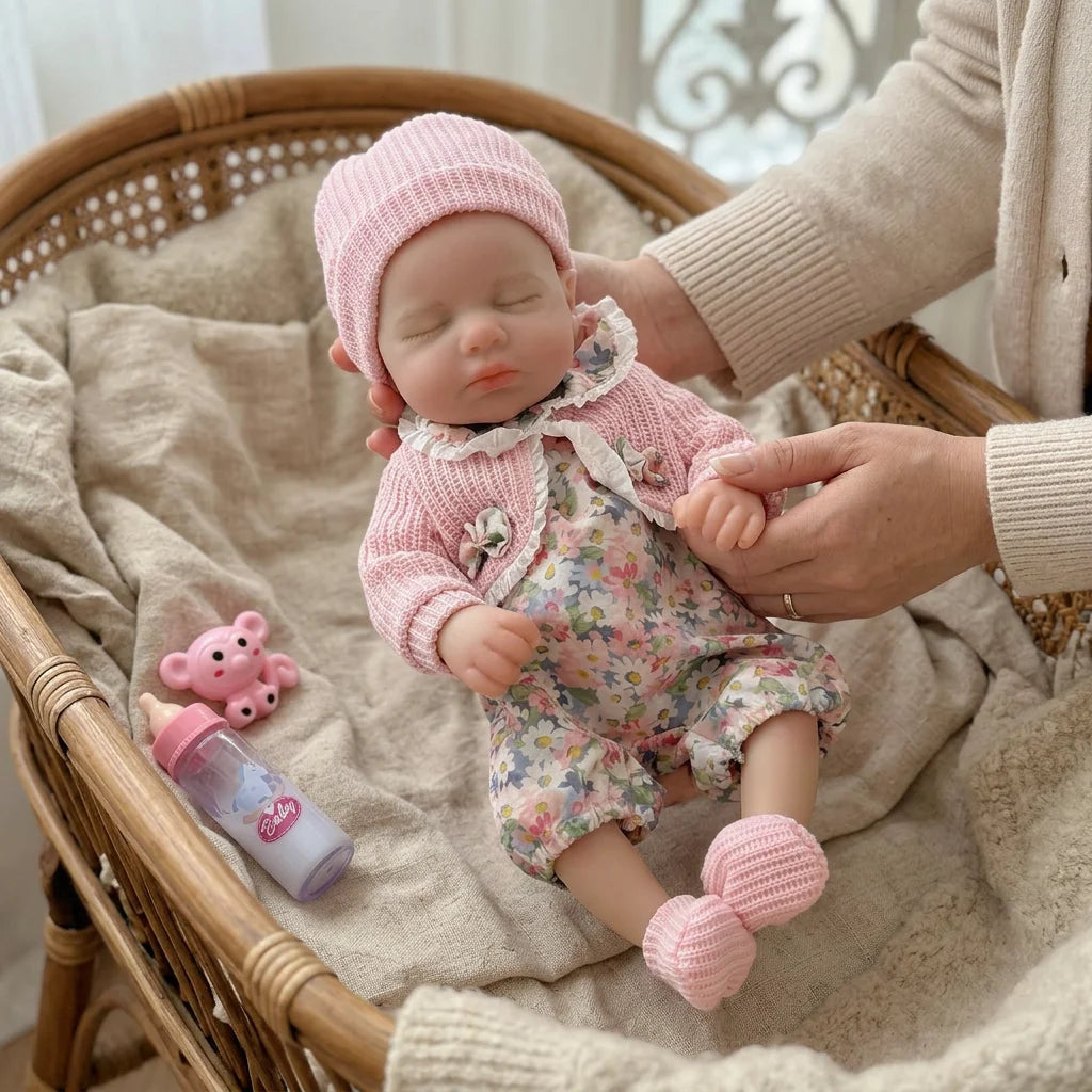 OtardDolls Loulou Can Open mouth Reborn Doll Baby Full Body Soft Silicone Bebe Doll Toys