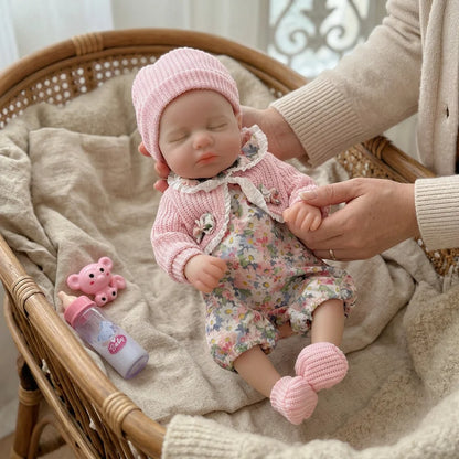 OtardDolls Loulou Can Open mouth Reborn Doll Baby Full Body Soft Silicone Bebe Doll Toys
