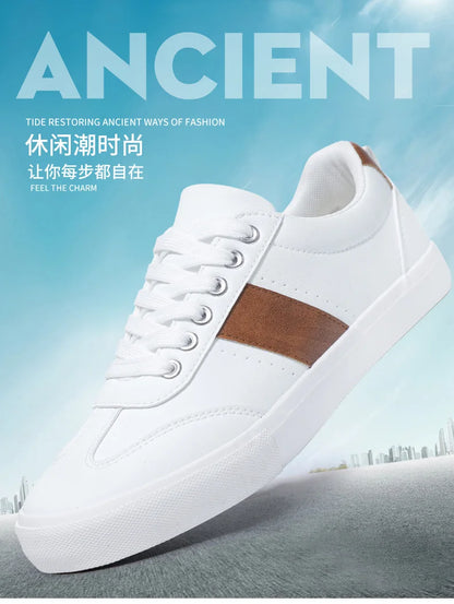 Sneakers Men 2026 Spring Board Shoes Men's Casual Shoes Breathable Student Casual Shoe Low Cut Color Blocked Men's Shoes